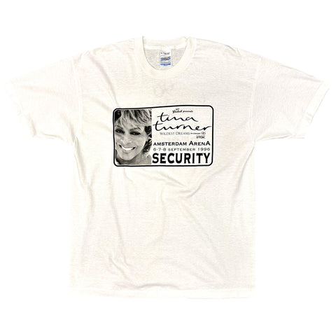Vintage 1996 Tina Turner Wildest Dreams Concert Security T-Shirt