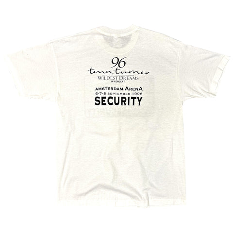 Vintage 1996 Tina Turner Wildest Dreams Concert Security T-Shirt