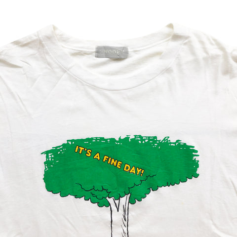 Vintage 80s Snoopy & Charlie Brown 'It's A Fine Day!' T-Shirt
