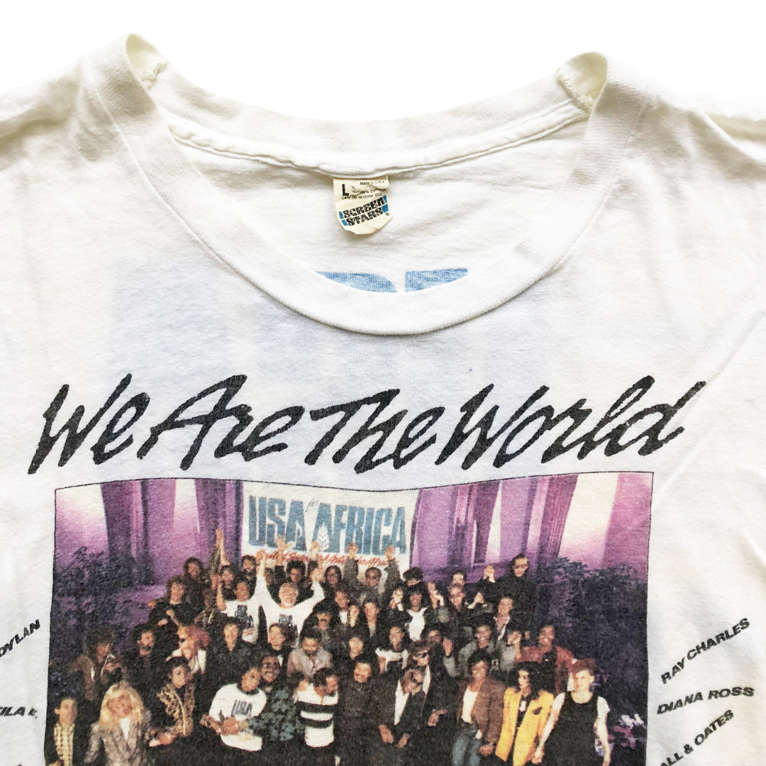 Vintage 1985 We Are The World T-Shirt