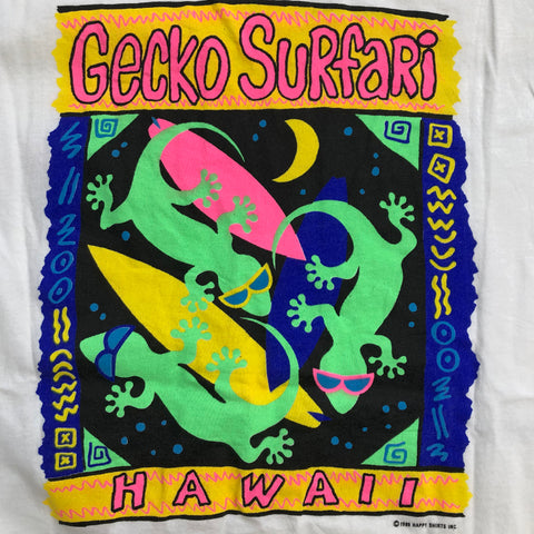 Vintage 1989 Gecko Surfari Hawaii T-Shirt