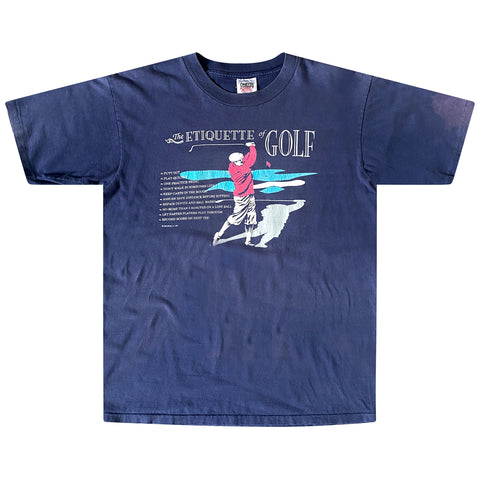 Vintage 1991 The Etiquette Of Golf T-Shirt