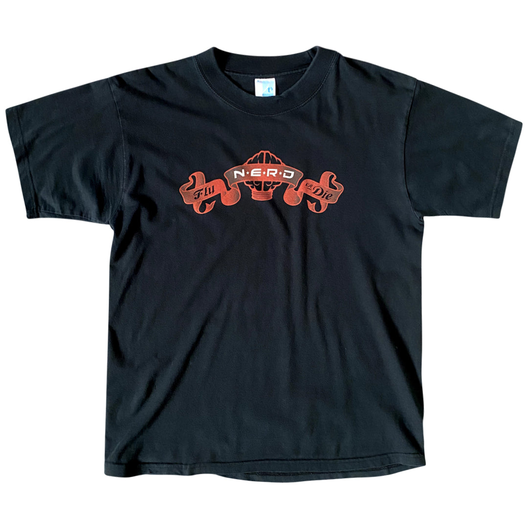 Vintage 2000s N.E.R.D. 'Fly Or Die' T-Shirt