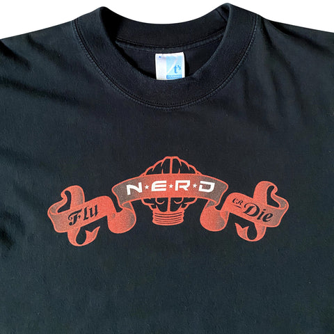 Vintage 2000s N.E.R.D. 'Fly Or Die' T-Shirt