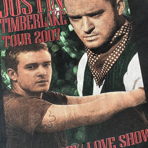 Vintage 2007 Justin Timberlake 'Future Sex/Love Tour' T-Shirt