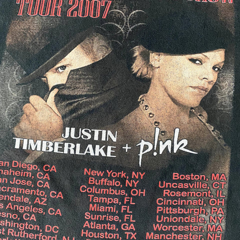 Vintage 2007 Justin Timberlake 'Future Sex/Love Tour' T-Shirt