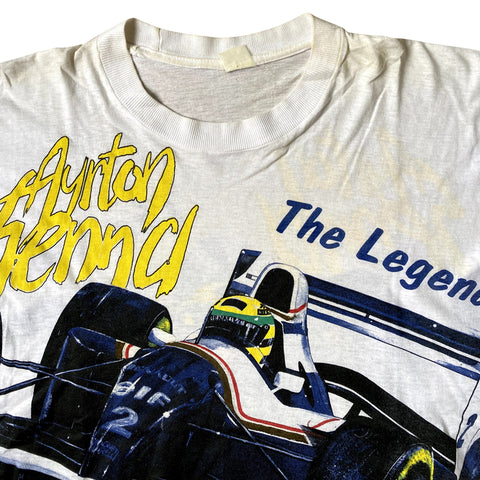 Vintage 90s Ayrton Senna 'The Legend' T-Shirt