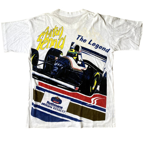 Vintage 90s Ayrton Senna 'The Legend' T-Shirt