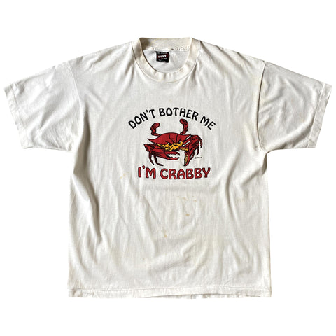 Vintage 90s Don't Bother Me I'm Crabby T-Shirt