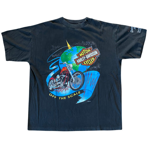 Vintage 90s Harley-Davidson 'Off The Scale' T-Shirt