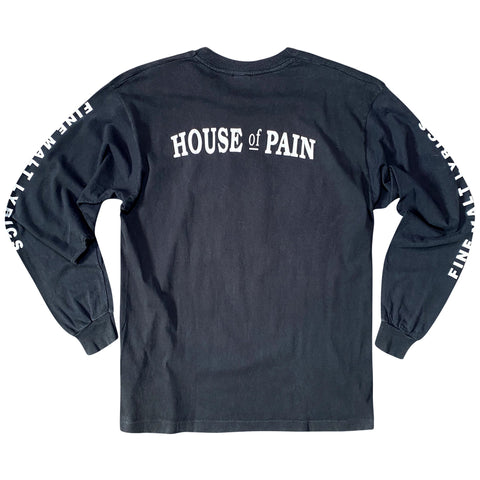Vintage 90s House Of Pain 'Fine Malt Lyrics' Long Sleeve T-Shirt