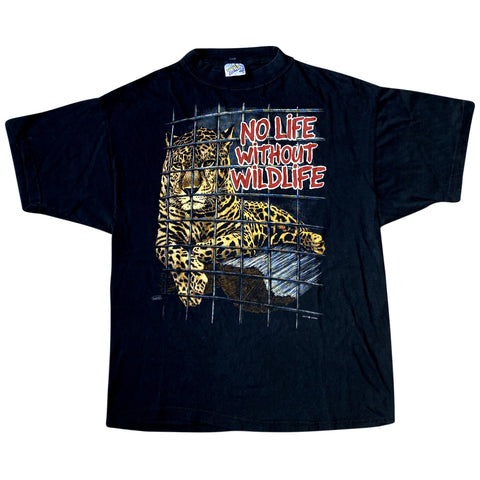 Vintage 90s No Life Without Wildlife T-Shirt