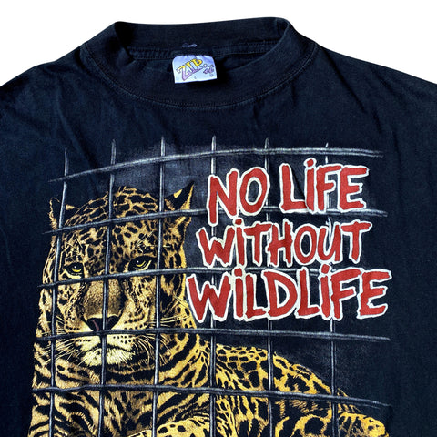 Vintage 90s No Life Without Wildlife T-Shirt