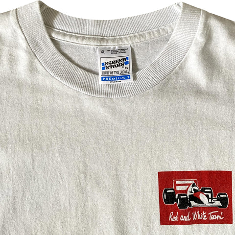 Vintage 90s Red And White Team T-Shirt