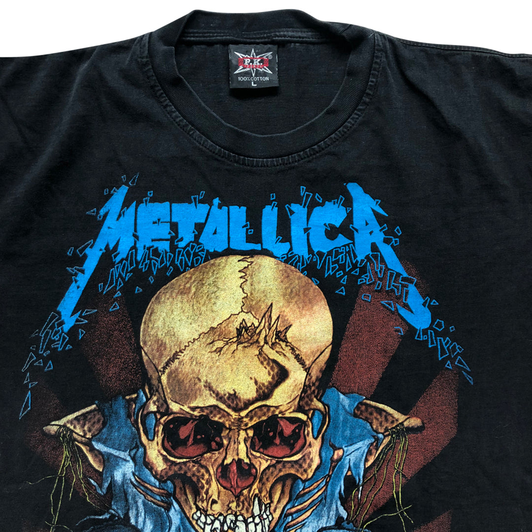 Vintage 1998 Metallica Garage Inc. Silver Football Jersey – Shop