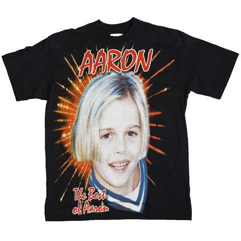 Vintage 90s Aaron Carter 'The Best Of Aaron' T-Shirt