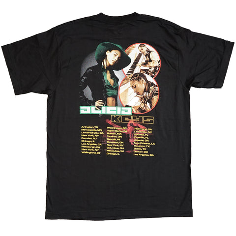 Vintage 2000s Alicia Keys Tour T-Shirt