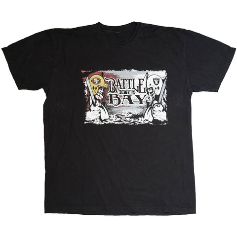 Vintage 2000s NFL Raiders vs. 49ers 'Battle Of The Bay' T-Shirt