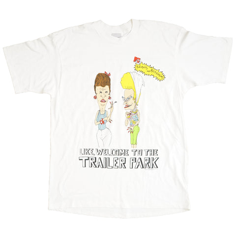 Vintage 1995 Beavis And Butt-Head 'Like, Welcome To The Trailer Park' T-Shirt