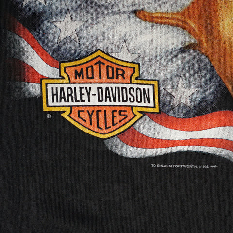 Vintage 1992 Harley-Davidson 3D Emblem Sweater