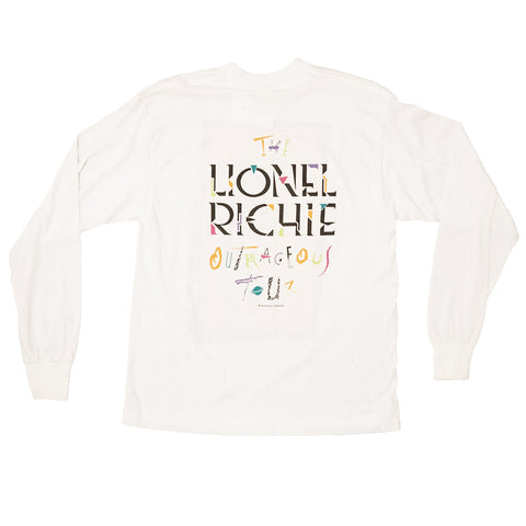 Vintage 1986 Lionel Richie 'Outrageous Tour' Longsleeve
