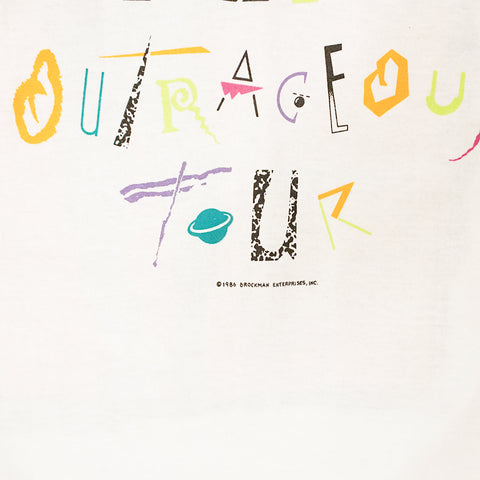 Vintage 1986 Lionel Richie 'Outrageous Tour' Longsleeve