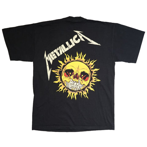 Vintage 1994 Metallica 'Flaming Skull' By Pushead T-Shirt