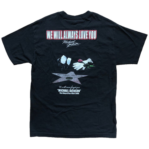 Vintage 00s Michael Jackson 'We Will Always Love You' T-shirt