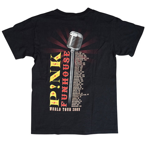 Vintage 2009 Pink 'Funhouse Tour' T-Shirt