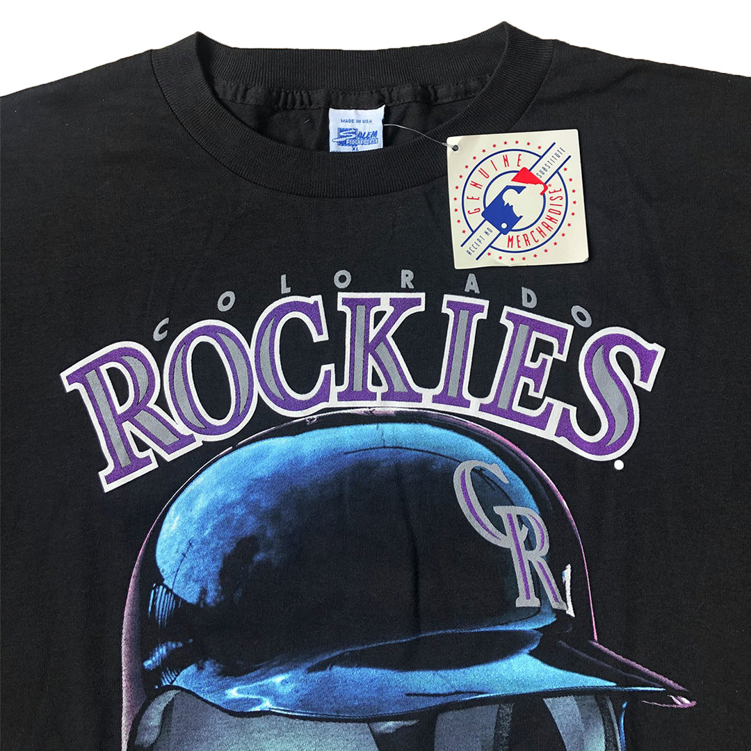 Vintage Colorado Rockies Baseball T Shirt Medium 