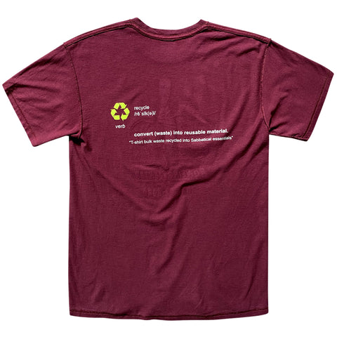 Sabbatical Recycle Program T-Shirt Burgundy