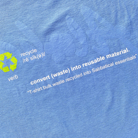 Sabbatical Recycle Program T-Shirt Powder Blue