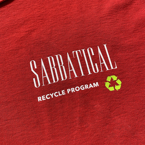 Sabbatical Recycle Program T-Shirt Red