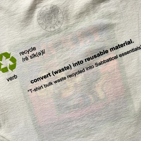Sabbatical Recycle Program T-Shirt White