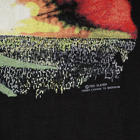 Vintage 1990 Slayer 'European Campaign' T-Shirt