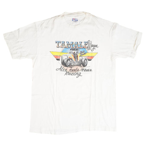 Vintage 80s Tamale Wagon Racing T-Shirt