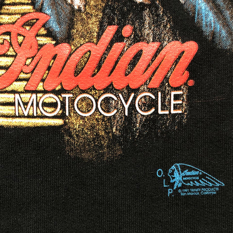 Vintage 1991 Indian Motocycle  'Hail To The Chief' Sweater