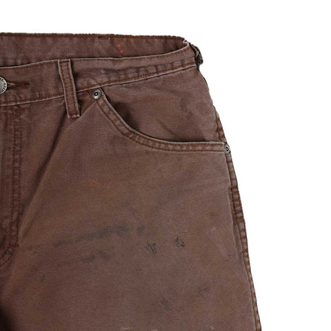 Vintage Dickies Work Pants Cell Pocket Brown