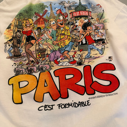 Vintage 90s Paris C'est Formidable T-Shirt