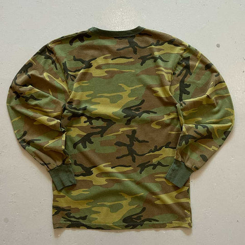 Vintage Camouflage Army Long Sleeve