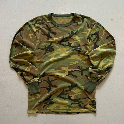 Vintage Camouflage Army Long Sleeve