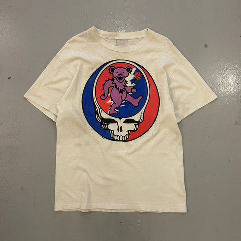 Vintage 1995 Gratefull Dead Bear Rose T-Shirt