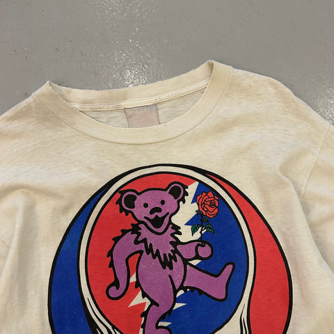 Vintage 1995 Gratefull Dead Bear Rose T-Shirt