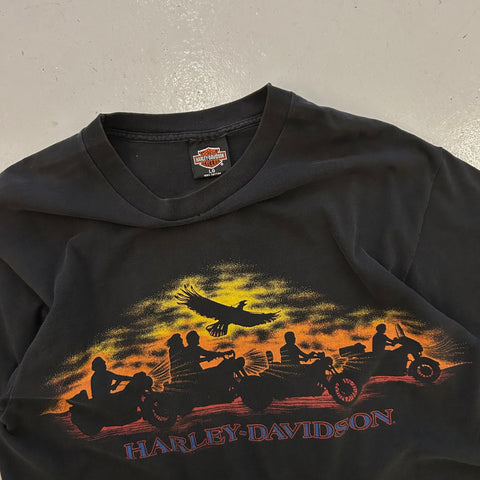 Vintage 1993 Harley-Davidson Racine Wisconsin T-Shit