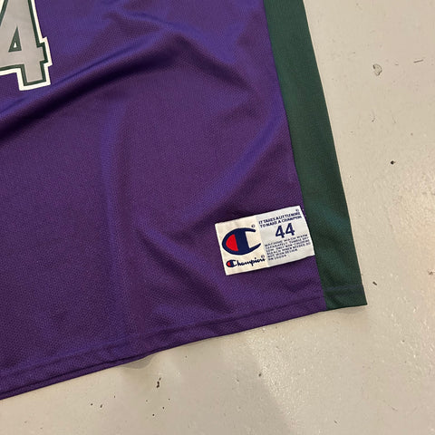 Vintage 90s Champion NBA Milwaukee Bucks Ray Allen 34 Jersey