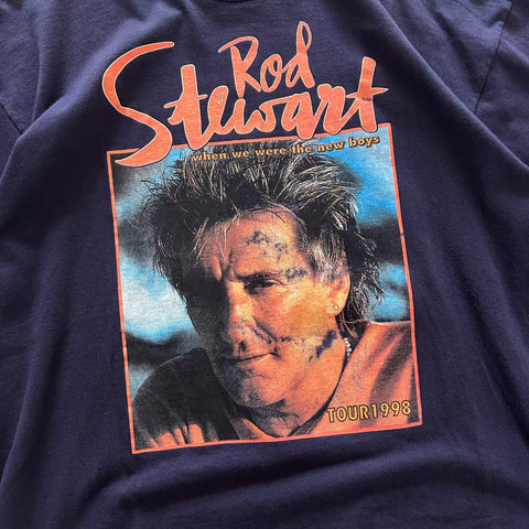 Vintage 1998 Rod Stewart 'When We Were The New Boys' T-Shirt