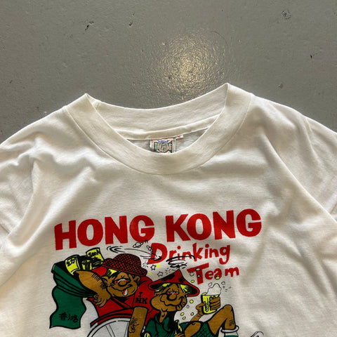 Vintage 90s Hong Kong Drinking Team T-Shirt