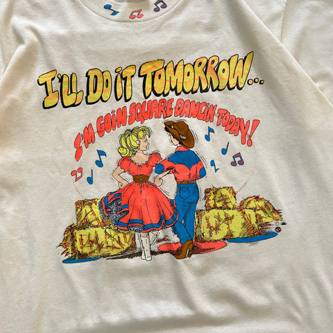 Vintage 90s I'll Do It Tomorrow T-Shirt
