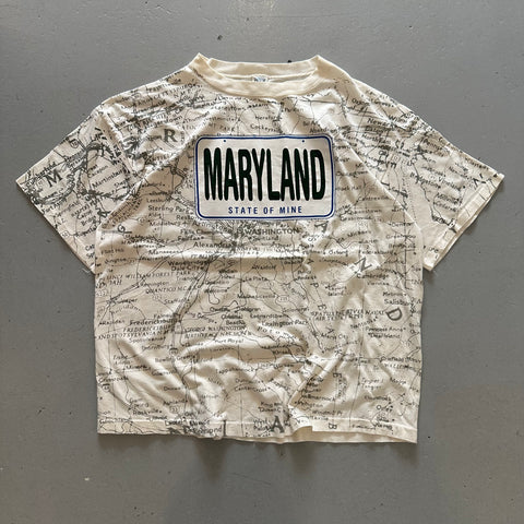 Vintage 90s Maryland State of Mine T-Shirt