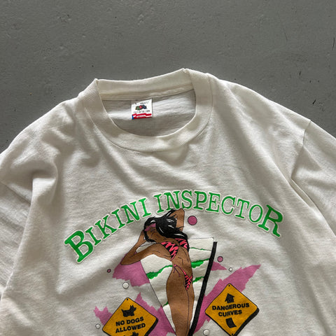 Vintage 1988 Hawaii Bikini Inspector T-Shirt